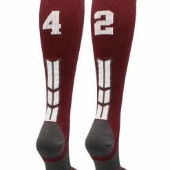 Best Sale ๐ MadSportsStuff Maroon Player ID Custom Number Over The Calf ๐งฆ Socks For ๐ฅ Softball โพ Baseball Football Boys And ๐ง Girls ๐ฅ Softball ๐งฆ Socks ๐ 191 MadSportsStuff Maroon Player ID Custom Number Over The Calf Socks For Softball Baseball Football Boys And Girls Softball Socks