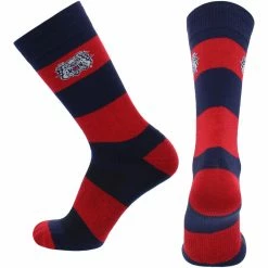 TCK Fresno State Bulldogs Socks Game Day Striped Crew Socks All Schools