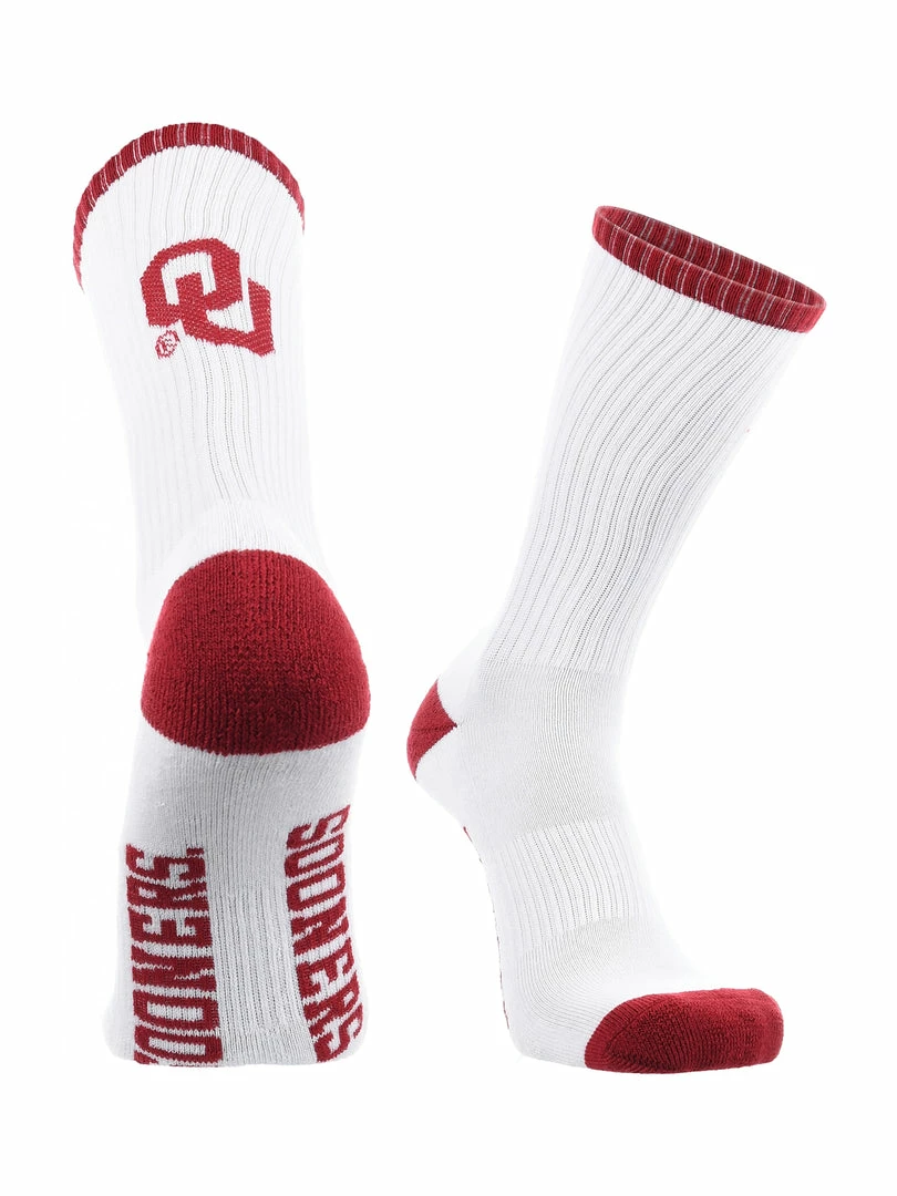 Best reviews of ๐ TCK OU Oklahoma Sooners ๐งฆ Socks Basic Crew White ๐งฆ Socks All Schools ๐ฅฐ 1 TCK OU Oklahoma Sooners Socks Basic Crew White Socks All Schools