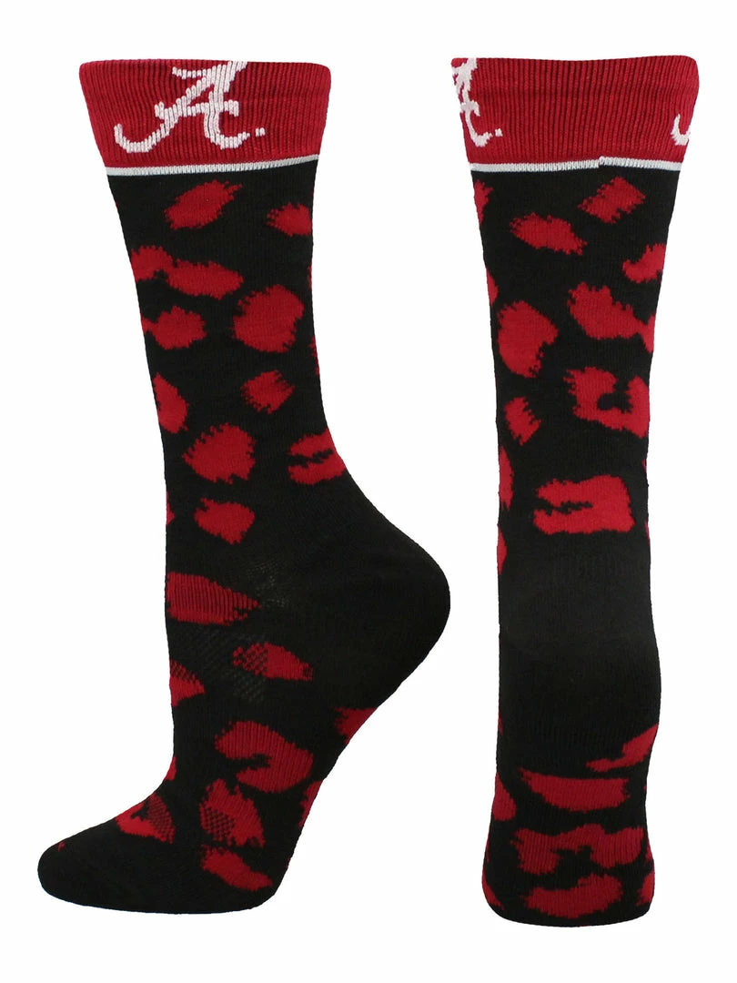 New ๐ TCK Alabama Crimson Tide ๐งฆ Socks ๐ฉ Womens Savage Crew ๐งฆ Socks ๐งจ 5 TCK Alabama Crimson Tide Socks Womens Savage Crew Socks