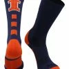 TCK All Schools Illinois Fighting Illini Socks Baseline Crew