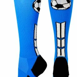 MadSportsStuff Soccer Socks With Soccer Ball Logo Over The Calf (multiple Colors)