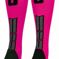 Discount ๐ฅ MadSportsStuff Neon Pink And Black Player ID Custom Number Over The Calf ๐งฆ Socks For ๐ฅ Softball โพ Baseball Football Boys And ๐ง Girls โพ Baseball ๐งฆ Socks ๐ 179 MadSportsStuff Neon Pink And Black Player ID Custom Number Over The Calf Socks For Softball Baseball Football Boys And Girls Baseball Socks