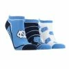 TCK North Carolina Tar Heels No Show Socks Full Field 3 Pack