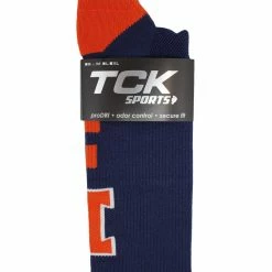 TCK All Schools Illinois Fighting Illini Socks Baseline Crew