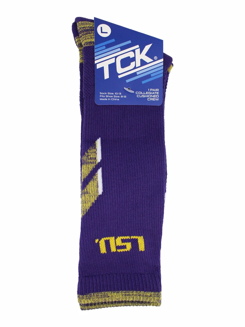 Best reviews of ๐ TCK All Schools LSU Tigers ๐งฆ Socks Louisiana State University Tigers Champion Crew ๐งฆ Socks โจ 4 TCK All Schools LSU Tigers Socks Louisiana State University Tigers Champion Crew Socks