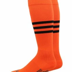 MadSportsStuff Dugout 3 Stripe Baseball Socks Over The Calf Length Pattern B