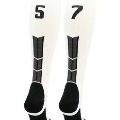 Best Sale โจ MadSportsStuff ๐ฅ Softball ๐งฆ Socks White Player ID Custom Number Over The Calf ๐งฆ Socks For ๐ฅ Softball โพ Baseball Football Boys And ๐ง Girls ๐งจ 126 MadSportsStuff Softball Socks White Player ID Custom Number Over The Calf Socks For Softball Baseball Football Boys And Girls