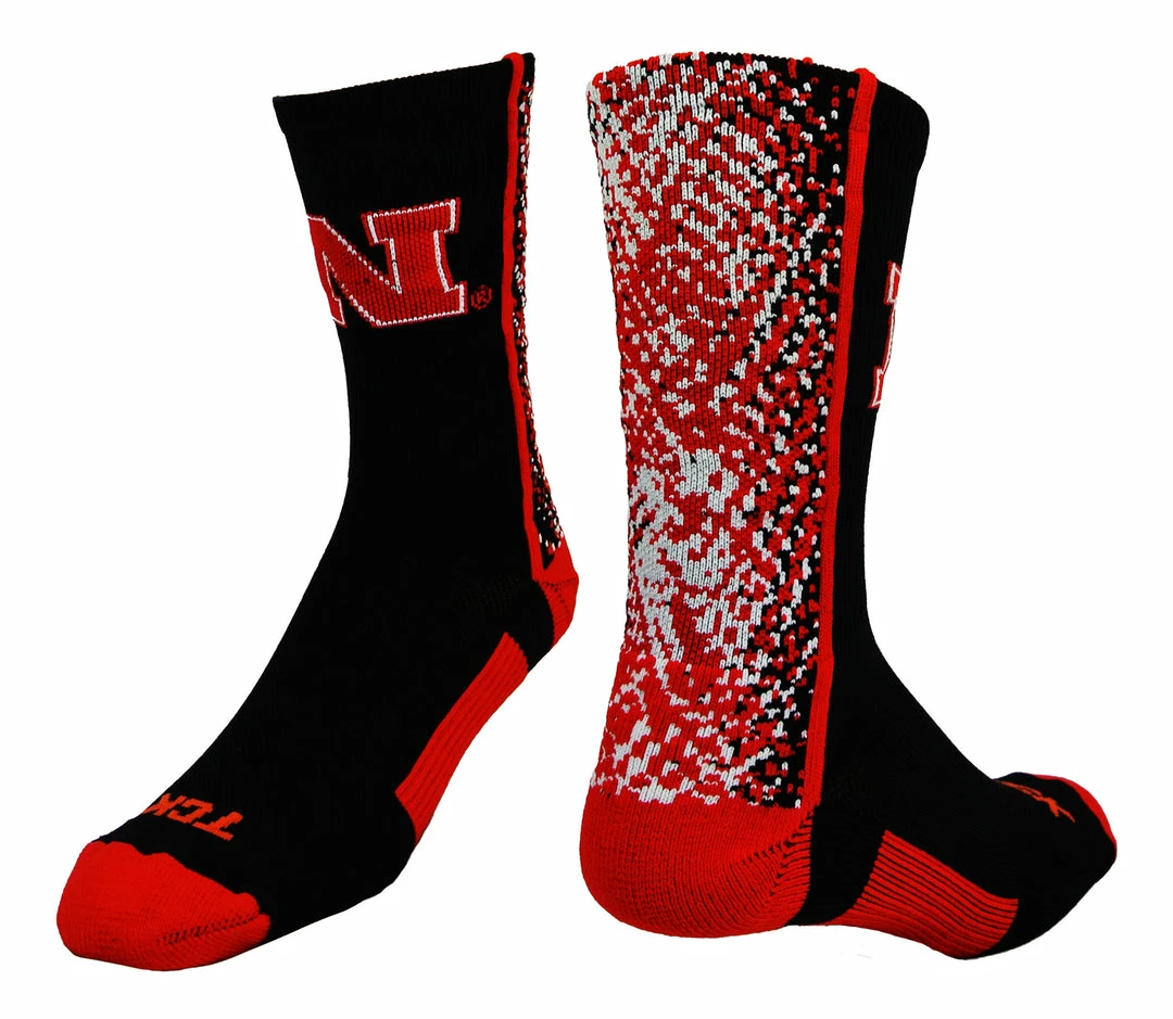 Promo ๐ TCK Nebraska Cornhuskers ๐งฆ Socks Static Crew All Schools ๐ฏ 1 TCK Nebraska Cornhuskers Socks Static Crew All Schools