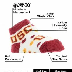 Buy ๐งจ TCK USC Trojans Toddler ๐งฆ Socks Low Cut Little Fan ๐ 6 TCK USC Trojans Toddler Socks Low Cut Little Fan