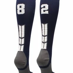 Best Sale ๐คฉ MadSportsStuff Navy Player ID Custom Number Over The Calf ๐งฆ Socks For ๐ฅ Softball โพ Baseball Football Boys And ๐ง Girls โจ 157 MadSportsStuff Navy Player ID Custom Number Over The Calf Socks For Softball Baseball Football Boys And Girls