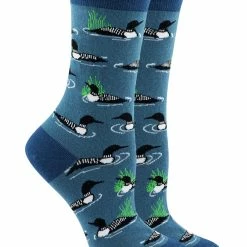 Discount ๐ WHD Loon Bird ๐งฆ Socks For ๐ฉ Women Gift For Bird Lovers ๐ 9 WHD Loon Bird Socks For Women Gift For Bird Lovers