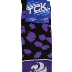 TCK All Schools Kansas State Wildcats Socks Womens Savage Crew Socks