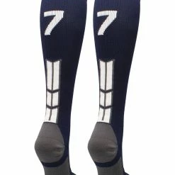 Best Sale ๐คฉ MadSportsStuff Navy Player ID Custom Number Over The Calf ๐งฆ Socks For ๐ฅ Softball โพ Baseball Football Boys And ๐ง Girls โจ 162 MadSportsStuff Navy Player ID Custom Number Over The Calf Socks For Softball Baseball Football Boys And Girls