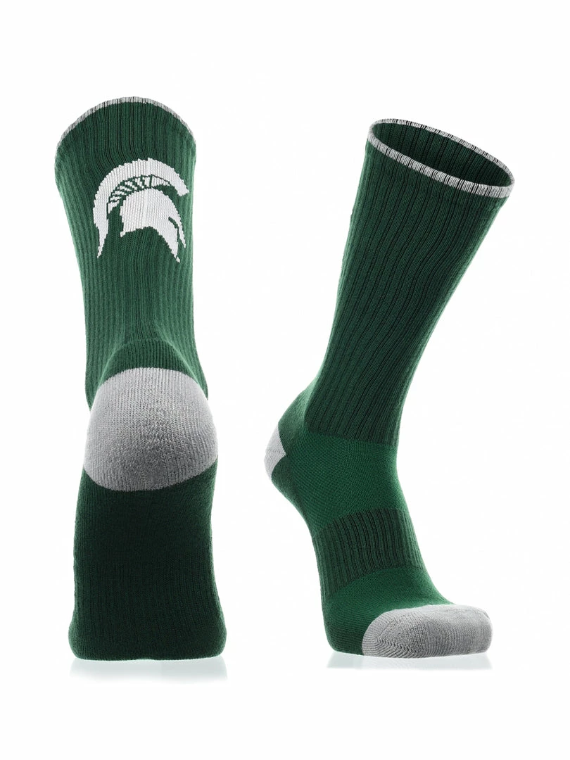 Best reviews of ๐ TCK Michigan State Spartans ๐งฆ Socks Campus Legend Crew Length ๐ 4 TCK Michigan State Spartans Socks Campus Legend Crew Length