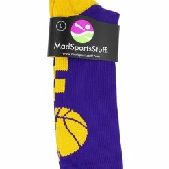 Deals ๐ MadSportsStuff ๐ Basketball ๐งฆ Socks For Boys, ๐ง Girls, Men, ๐ฉ Women- Athletic Crew ๐งฆ Socks - Youth And Adult Sizes -Made In The USA ๐ 33 MadSportsStuff Basketball Socks For Boys, Girls, Men, Women- Athletic Crew Socks - Youth And Adult Sizes -Made In The USA