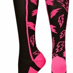 MadSportsStuff Baseball Socks Crazy Socks With Lightning Bolts (multiple Colors)