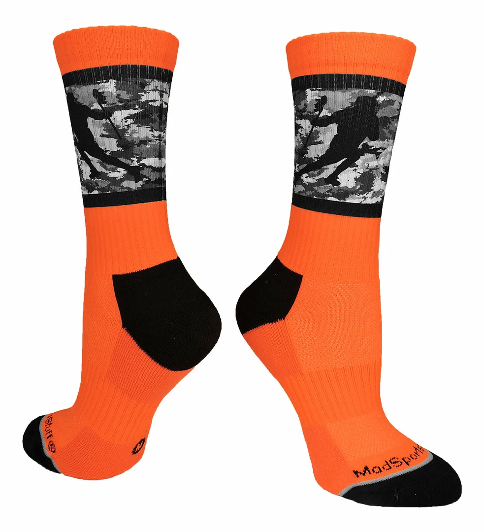 Discount ✔️ MadSportsStuff Lacrosse 🧦 Socks With Player On Camo Background Crew 🧦 Socks (multiple Colors) ✔️ 8 MadSportsStuff Lacrosse Socks With Player On Camo Background Crew Socks (multiple Colors)