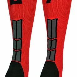 Wholesale π₯° MadSportsStuff βΎ Baseball 𧦠Socks Red And Black Player ID Custom Number Over The Calf 𧦠Socks For π₯ Softball βΎ Baseball Football Boys And π§ Girls π 208 MadSportsStuff Baseball Socks Red And Black Player ID Custom Number Over The Calf Socks For Softball Baseball Football Boys And Girls