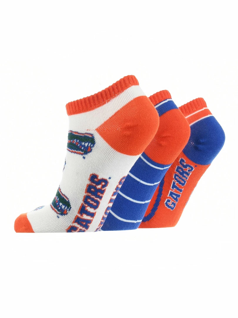 Buy ๐ฅ TCK All Schools Florida Gators No Show ๐งฆ Socks Full Field 3 Pack ๐ฅ 2 TCK All Schools Florida Gators No Show Socks Full Field 3 Pack