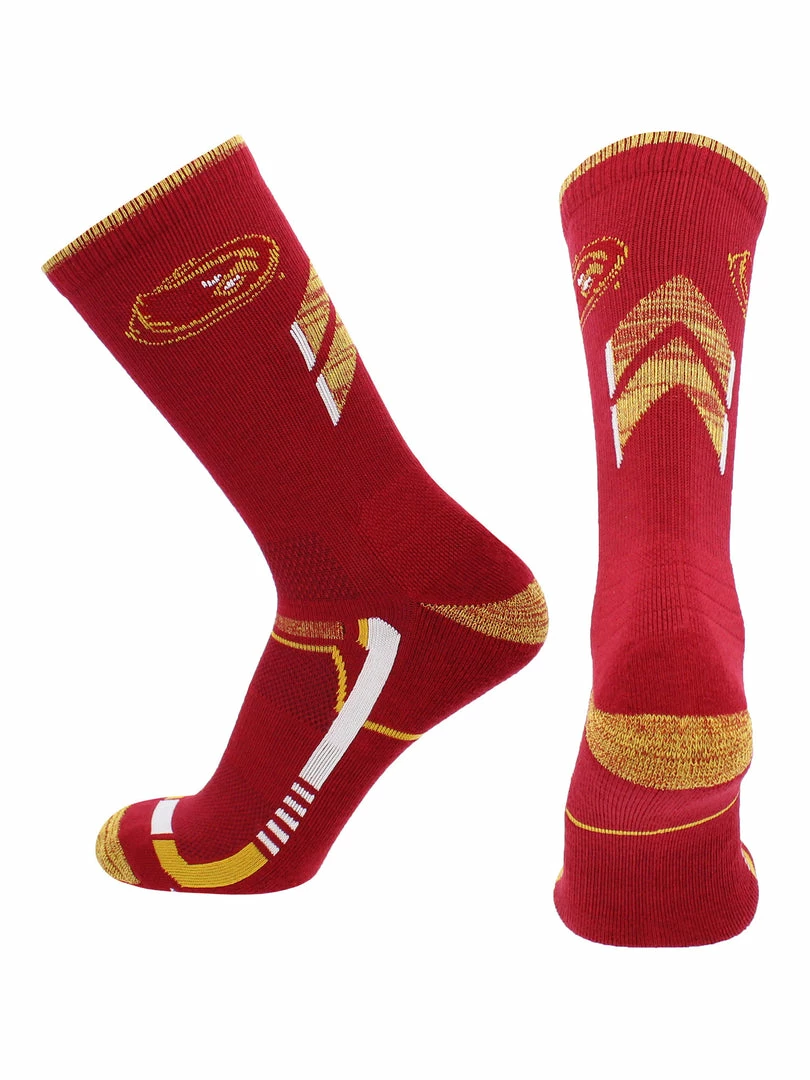 New 🤩 TCK Iowa State Cyclones 🧦 Socks Iowa State University Cyclones Champion Crew 🧦 Socks 🥰 2 TCK Iowa State Cyclones Socks Iowa State University Cyclones Champion Crew Socks