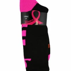 Buy ๐งจ TCK Volleyball ๐งฆ Socks Baseline Breast Cancer Awareness Athletic Crew ๐งฆ Socks (Kids And Adult Sizes) ๐ 10 TCK Volleyball Socks Baseline Breast Cancer Awareness Athletic Crew Socks (Kids And Adult Sizes)