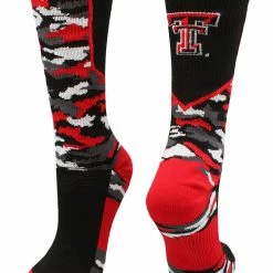Deals 🤩 TCK Sports Texas Tech Red Raiders 🧦 Socks Woodland Camo Crew All Schools 🤩 5 TCK Sports Texas Tech Red Raiders Socks Woodland Camo Crew All Schools