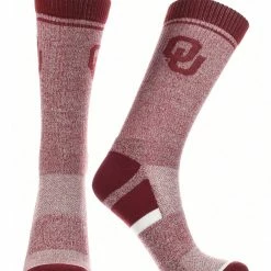 TCK All Schools OU Oklahoma Sooners Socks Victory Parade Crew Length