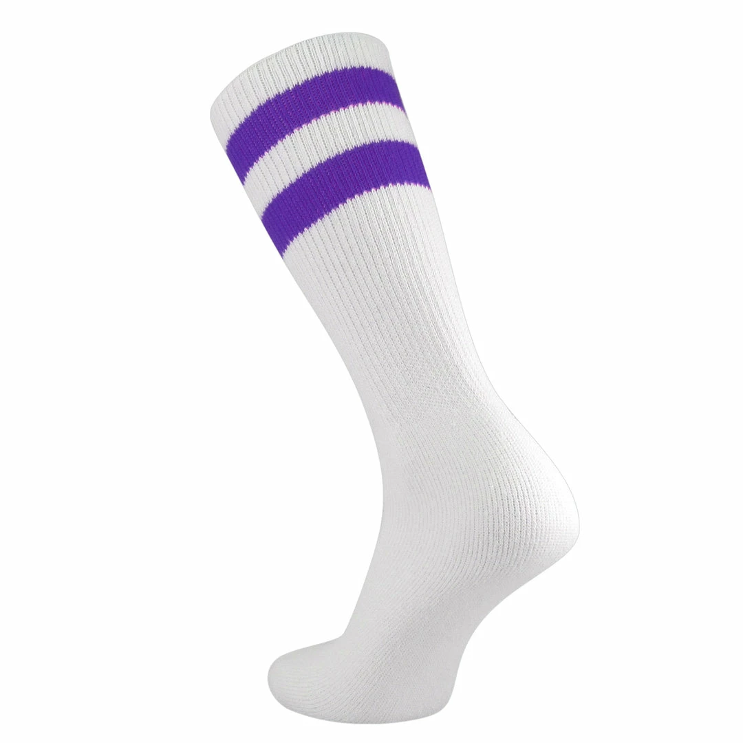 Best Pirce ๐ TCK Retro 2 Stripe Crew ๐งฆ Socks ๐ Basketball ๐งฆ Socks ๐ 8 TCK Retro 2 Stripe Crew Socks Basketball Socks