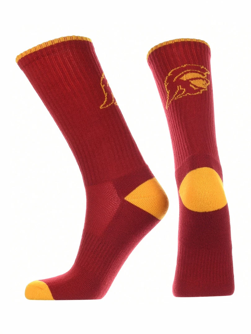 Hot Sale ๐ TCK USC Trojans ๐งฆ Socks Campus Legend Crew Length All Schools ๐ 2 TCK USC Trojans Socks Campus Legend Crew Length All Schools