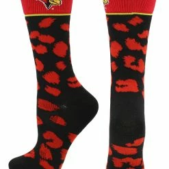 Coupon ⭐ TCK ISU Illinois State Redbirds 🧦 Socks 👩 Womens Savage Crew 🧦 Socks 🥰 9 TCK ISU Illinois State Redbirds Socks Womens Savage Crew Socks