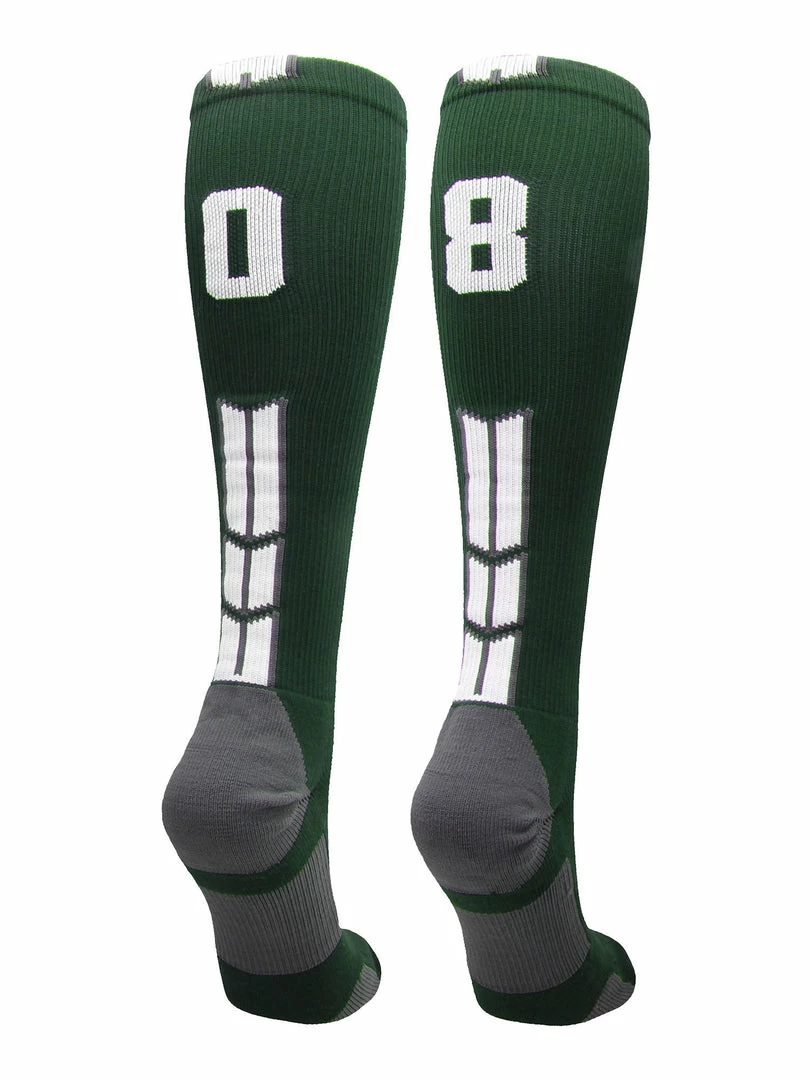 Best Pirce ๐ MadSportsStuff Dark Green Player ID Custom Number Over The Calf ๐งฆ Socks For ๐ฅ Softball โพ Baseball Football Boys And ๐ง Girls ๐ฅ Softball ๐งฆ Socks ๐คฉ 71 MadSportsStuff Dark Green Player ID Custom Number Over The Calf Socks For Softball Baseball Football Boys And Girls Softball Socks