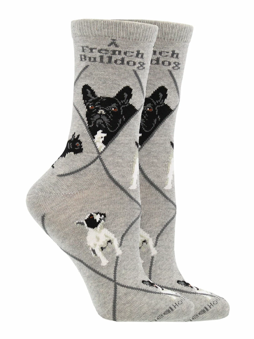 Deals ๐ WHD French Bulldog ๐งฆ Socks For ๐ฉ Women Gift For ๐ Dog Lovers Crazy ๐งฆ Socks - Crew ๐ 4 WHD French Bulldog Socks For Women Gift For Dog Lovers Crazy Socks - Crew