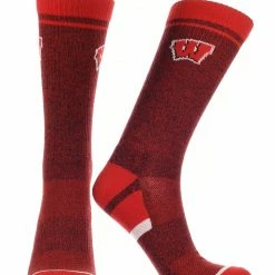 New ๐ TCK Wisconsin Badgers ๐งฆ Socks Victory Parade Crew Length All Schools ๐ 7 TCK Wisconsin Badgers Socks Victory Parade Crew Length All Schools