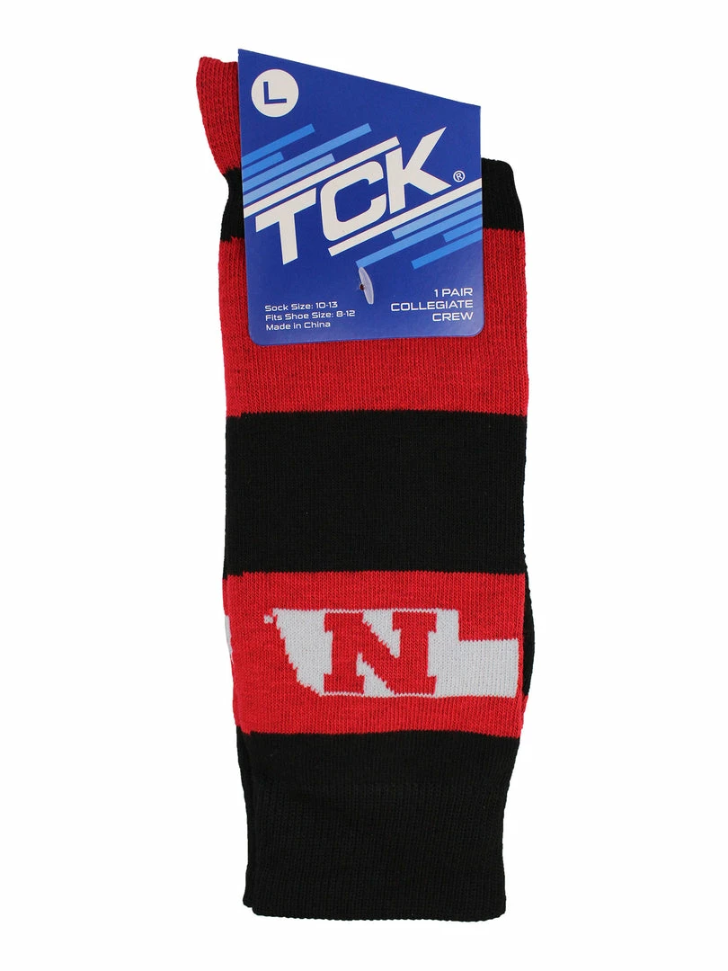 Top 10 ⭐ TCK All Schools Nebraska Cornhuskers 🧦 Socks Game Day Striped Crew 🧦 Socks ❤️ 4 TCK All Schools Nebraska Cornhuskers Socks Game Day Striped Crew Socks