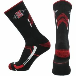 TCK San Diego State Aztecs Socks San Diego State University Aztecs Champion Crew Socks All Schools