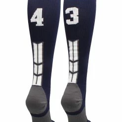 Best Sale ๐คฉ MadSportsStuff Navy Player ID Custom Number Over The Calf ๐งฆ Socks For ๐ฅ Softball โพ Baseball Football Boys And ๐ง Girls โจ 196 MadSportsStuff Navy Player ID Custom Number Over The Calf Socks For Softball Baseball Football Boys And Girls