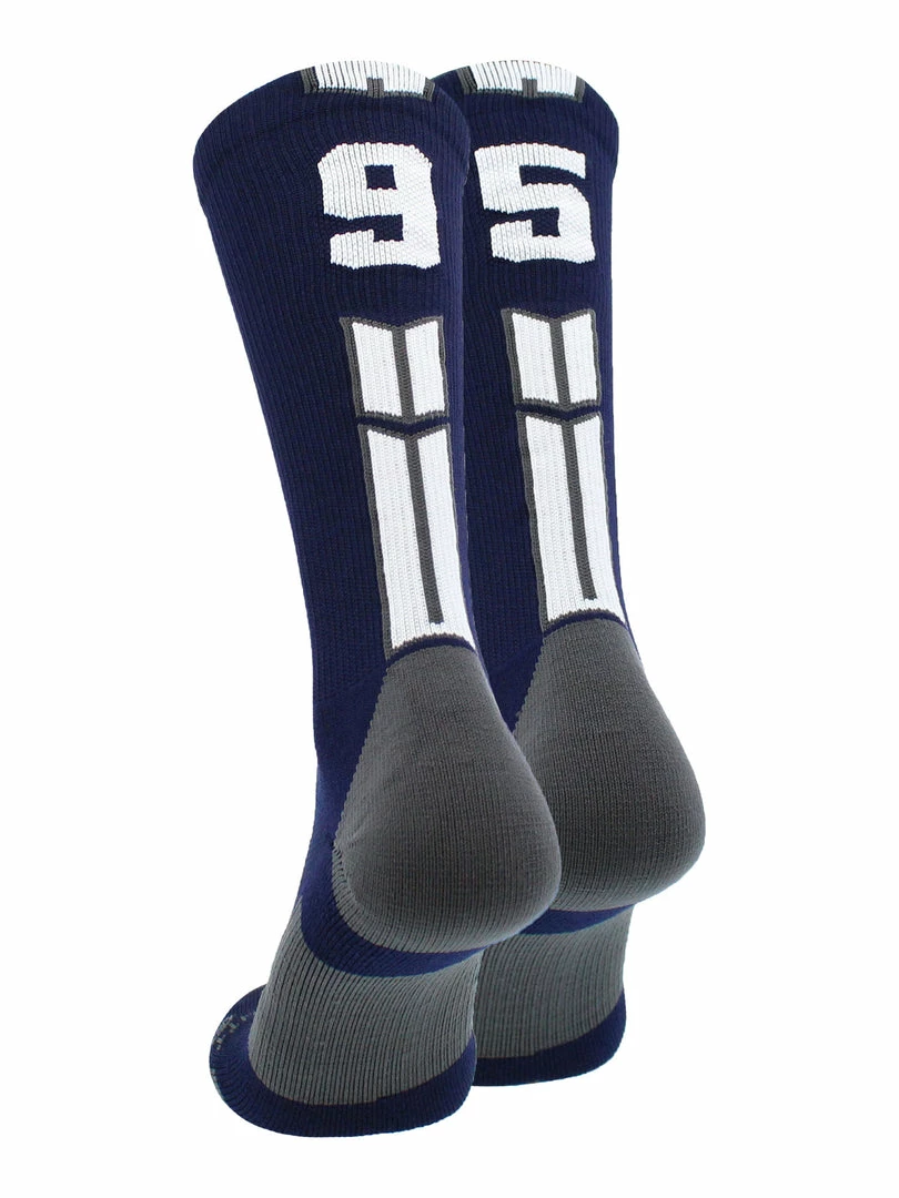 Deals ๐ MadSportsStuff Volleyball ๐งฆ Socks Navy Player ID Custom Number Crew ๐งฆ Socks For ๐ Basketball Lacrosse Volleyball Boys And ๐ง Girls ๐ 34 MadSportsStuff Volleyball Socks Navy Player ID Custom Number Crew Socks For Basketball Lacrosse Volleyball Boys And Girls