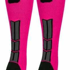 Discount ๐ฅ MadSportsStuff Neon Pink And Black Player ID Custom Number Over The Calf ๐งฆ Socks For ๐ฅ Softball โพ Baseball Football Boys And ๐ง Girls โพ Baseball ๐งฆ Socks ๐ 146 MadSportsStuff Neon Pink And Black Player ID Custom Number Over The Calf Socks For Softball Baseball Football Boys And Girls Baseball Socks