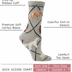 WHD Goldendoodle Socks For Women Gift For Dog Lovers