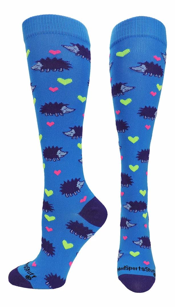 Buy ๐ MadSportsStuff Hedgehog Love Over The Calf Athletic ๐งฆ Socks ๐ฅ Softball ๐งฆ Socks ๐ 5 MadSportsStuff Hedgehog Love Over The Calf Athletic Socks Softball Socks