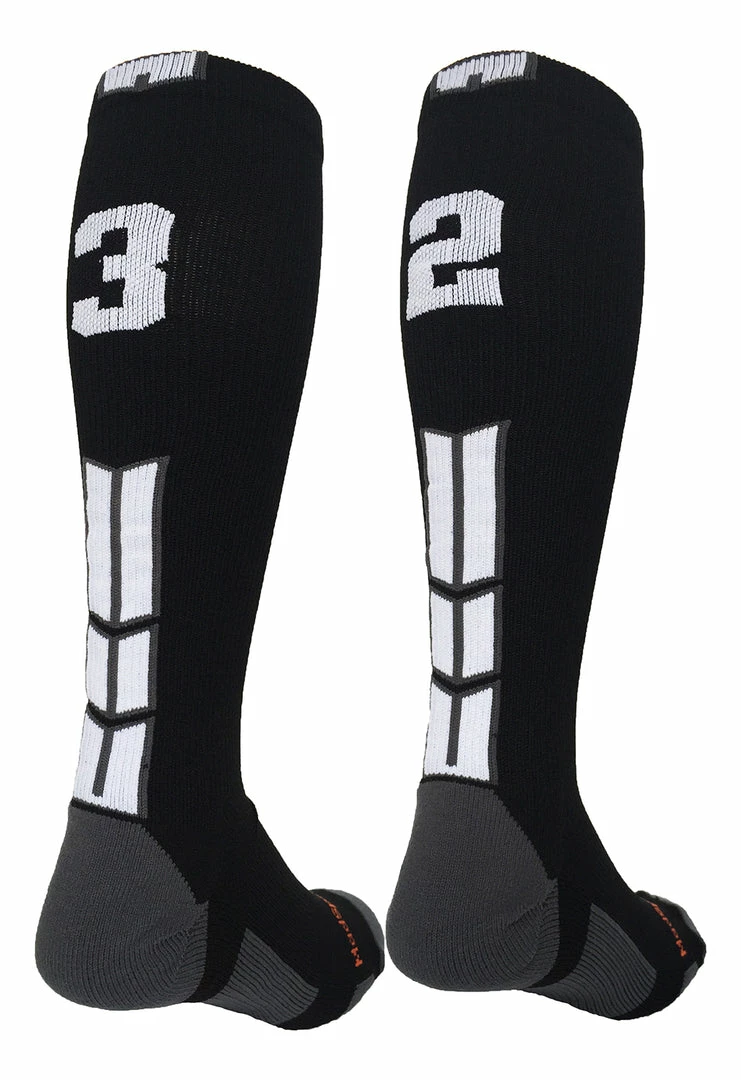 Cheap ๐ฅฐ MadSportsStuff ๐ฅ Softball ๐งฆ Socks Black Player ID Custom Number Over The Calf ๐งฆ Socks For ๐ฅ Softball โพ Baseball Football Boys And ๐ง Girls ๐ 98 MadSportsStuff Softball Socks Black Player ID Custom Number Over The Calf Socks For Softball Baseball Football Boys And Girls
