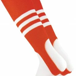 TCK Striped Baseball Stirrups 7 Inch Pattern B