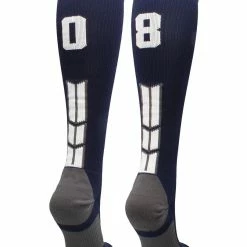 Best Sale ๐คฉ MadSportsStuff Navy Player ID Custom Number Over The Calf ๐งฆ Socks For ๐ฅ Softball โพ Baseball Football Boys And ๐ง Girls โจ 180 MadSportsStuff Navy Player ID Custom Number Over The Calf Socks For Softball Baseball Football Boys And Girls