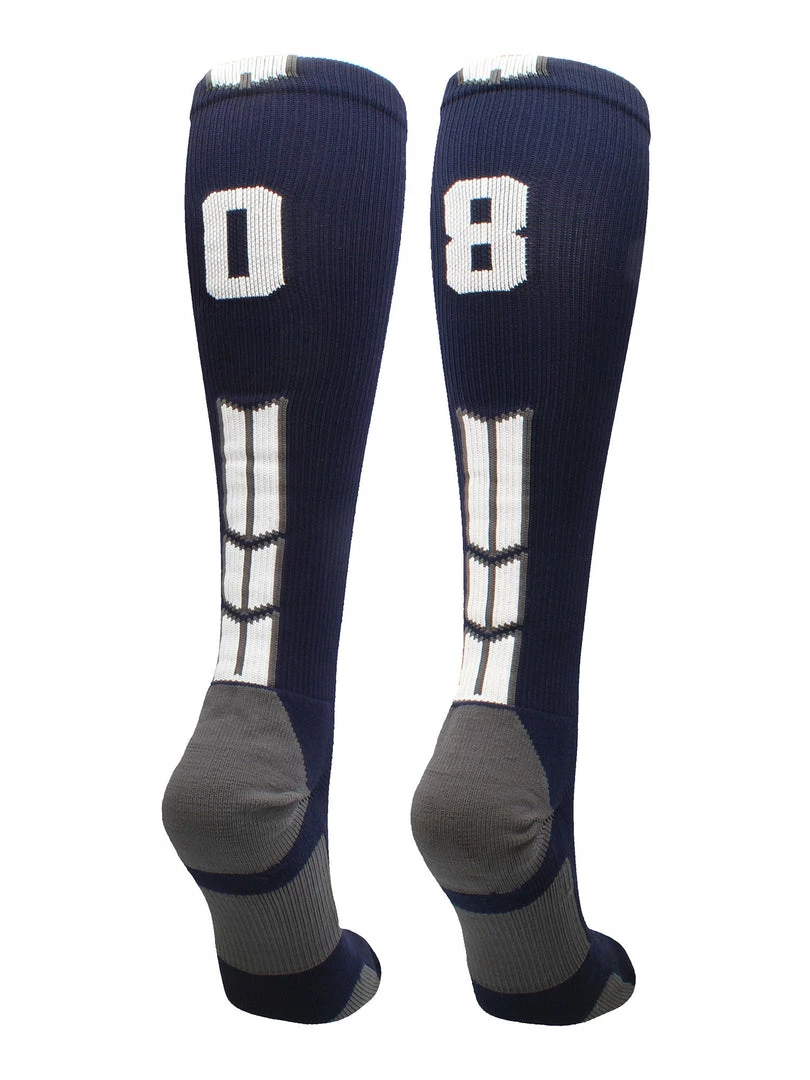 Best Sale ๐คฉ MadSportsStuff Navy Player ID Custom Number Over The Calf ๐งฆ Socks For ๐ฅ Softball โพ Baseball Football Boys And ๐ง Girls โจ 73 MadSportsStuff Navy Player ID Custom Number Over The Calf Socks For Softball Baseball Football Boys And Girls