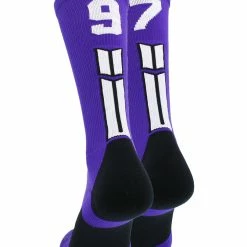 Brand new ๐ฅฐ MadSportsStuff Purple Player ID Custom Number Crew ๐งฆ Socks For ๐ Basketball Lacrosse Volleyball Boys And ๐ง Girls ๐ 136 MadSportsStuff Purple Player ID Custom Number Crew Socks For Basketball Lacrosse Volleyball Boys And Girls