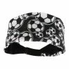 MadSportsStuff Crazy Soccer Headband With Soccer Ball Logos Headbands