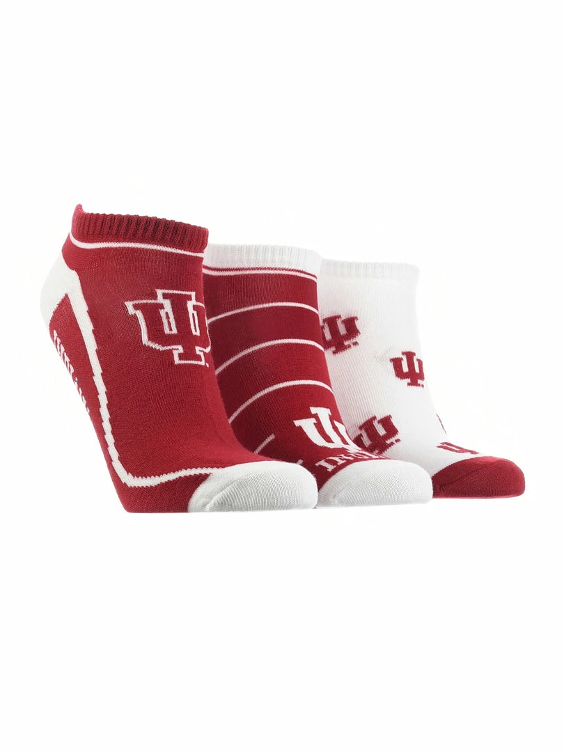 Cheap ๐คฉ TCK All Schools Indiana Hoosiers No Show ๐งฆ Socks Full Field 3 Pack ๐ 4 TCK All Schools Indiana Hoosiers No Show Socks Full Field 3 Pack