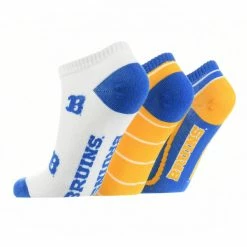 TCK UCLA Bruins No Show Socks Full Field 3 Pack