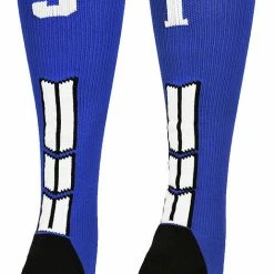 Wholesale ๐ MadSportsStuff โพ Baseball ๐งฆ Socks Royal Player ID Custom Number Over The Calf ๐งฆ Socks For ๐ฅ Softball โพ Baseball Football Boys And ๐ง Girls ๐ 144 MadSportsStuff Baseball Socks Royal Player ID Custom Number Over The Calf Socks For Softball Baseball Football Boys And Girls